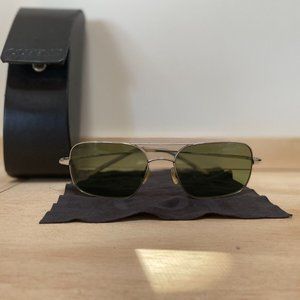 Oliver Peoples Victory 55 Silver/Green VFX  Burn Notice Michael Weston Polarized